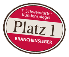 7. Schweinfurter Kundenspiegel - Platz 1 - Branchensieger